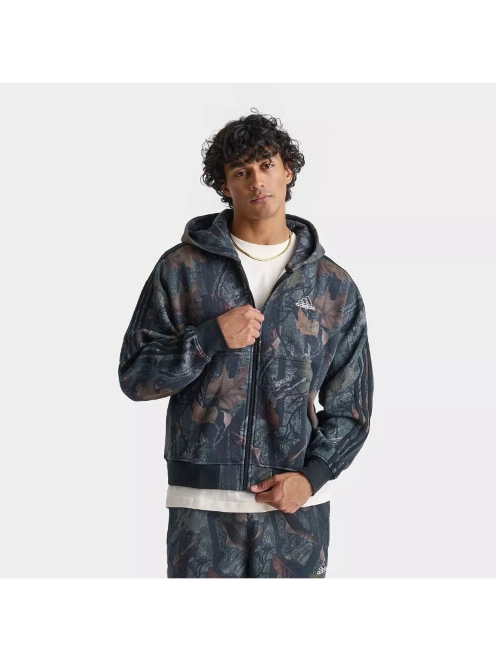 Men's adidas Originals Camouflage Full-Zip Hoodie Size M
